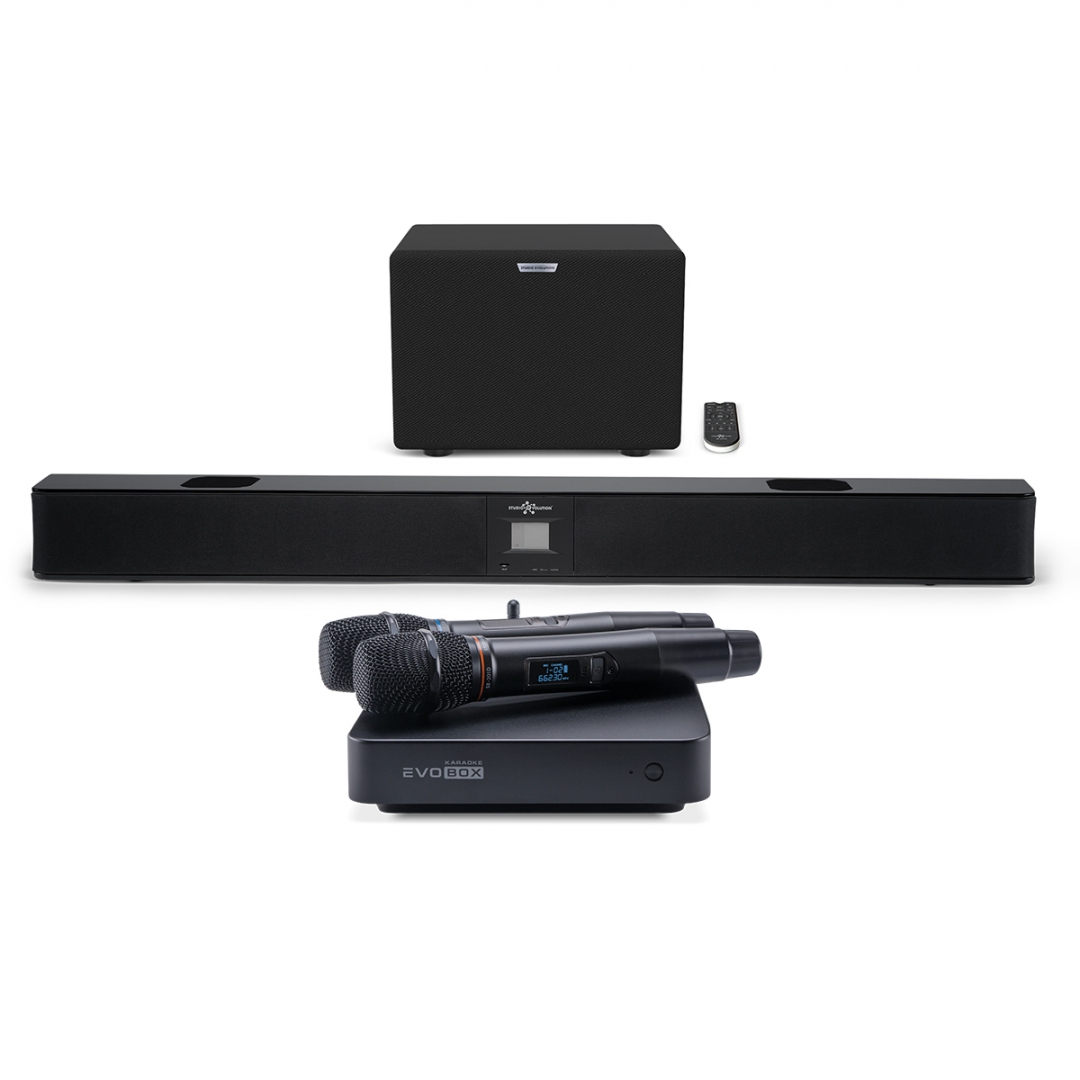 караоке-комплект EVOBOX Plus + EvoSound Bar (саундбар с караоке) в Монино