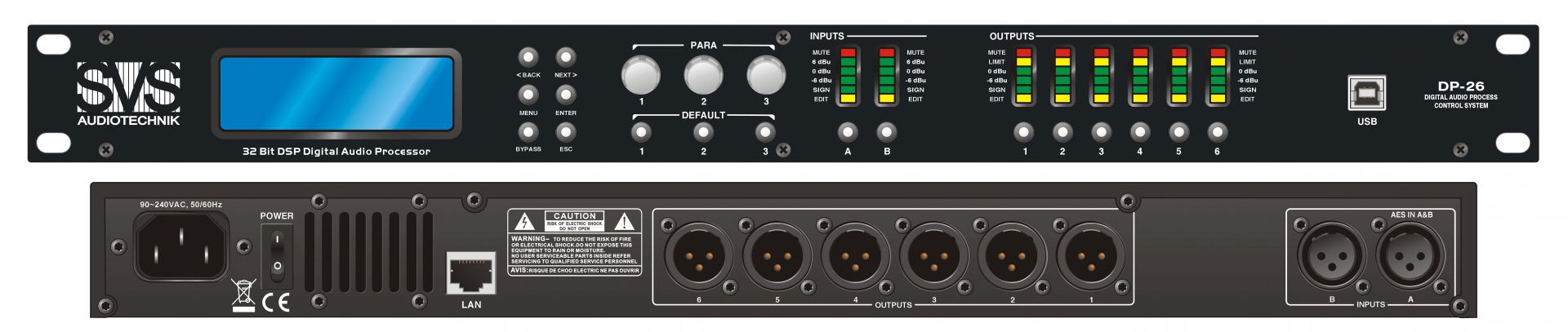 SVS Audiotechnik DP-26 Цифровой процессор: 2 входа 6 выходов в Монино
