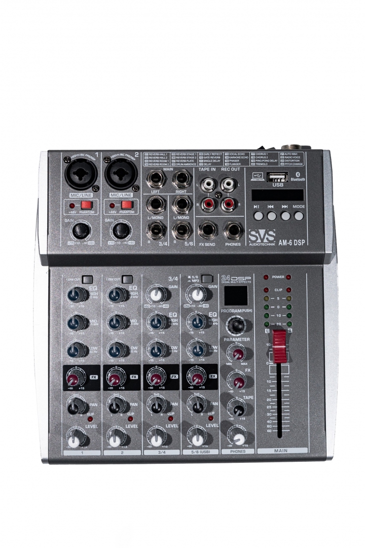 SVS Audiotechnik mixers AM-6 DSP Микшерный пульт аналоговый, 6-канальный SVS Audiotechnik mixers в Монино