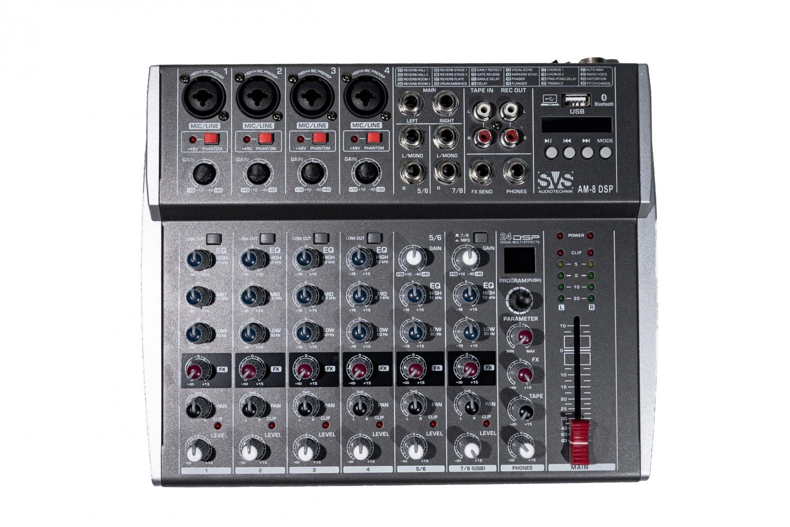 SVS Audiotechnik mixers AM-8 DSP Микшерный пульт аналоговый, 8-канальный в Монино